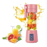 PINK  Portable USB and rechargeable battery personal blender make your smoothie or shake 380 ml cup