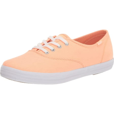 Keds Womens Champion Canvas Sneaker, NEON Coral, 6 | Walmart Canada