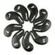 thumbnail image 1 of 9 piezas Golf Iron Covers Set Golf Club Headcovers PU cuero bordado número Textura tejida negra kusrkot Cubiertas de cabeza de hierro de golf, 1 of 8