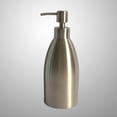thumbnail image 4 of Empty 304 Stainless Steel Pump Liquid Soap Bottles Containers Hand Bottles Refillable Shampoo Emulsion Liquid Soap Container (Silver, 500ml), 4 of 8