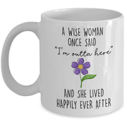 Retirement Mugs 2021, Retirement Gifts for Women, 11 ounce Ceramic Coffee Mug