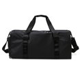 thumbnail image 1 of Bolsa de deporte para gimnasio Separación húmeda seca Fitness Yoga Equipaje de viaje Bolso (Negro), 1 of 7