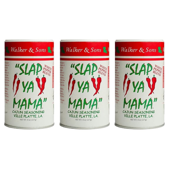 Slap Ya Mama White Pepper Blend 8oz, Pack of 3