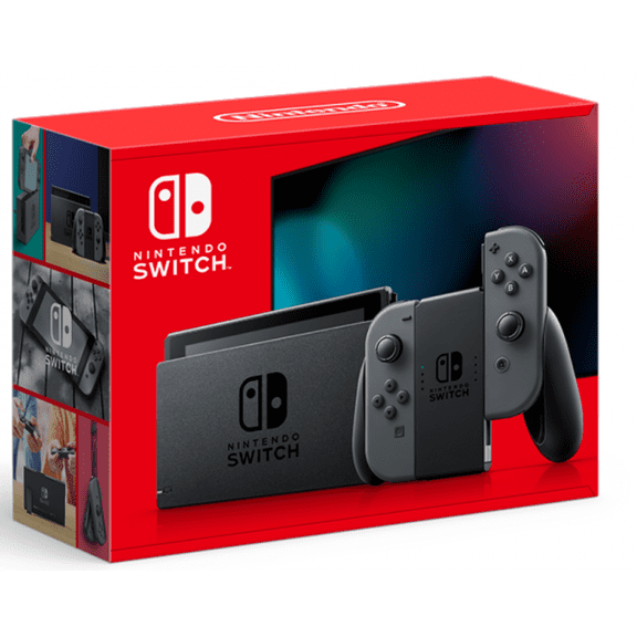 Restored Nintendo Switch Console with Gray Joy-Con (Refurbished)