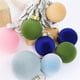 thumbnail image 4 of 12 bolas de terciopelo para adornos navideños de 3,15 pulgadas, adornos vintage para árboles de Navidad, bolas de plástico flocadas irrompibles, adornos colgantes para árbol de Navidad para bodas, fie, 4 of 5
