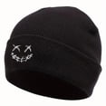 thumbnail image 4 of 1PC/2PCS Halloween Pumpkin Devil Embroidered Knitted Hat, funny woolen pullover hat for men and women WHITE One Size, 4 of 5