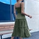 thumbnail image 5 of mfyjkho Vestidos de fiesta para mujer, Vestido informal de tirantes de color liso para mujer Vestidos largos para mujer xxl, 5 of 7