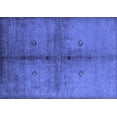 thumbnail image 1 of Ahgly Company Machine Washable Indoor Rectangle Oriental Blue Industrial Area Rugs, 7' x 10', 1 of 4