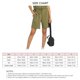 thumbnail image 5 of Pantalones cortos deportivos sueltos para mujer, cintura elástica, cordón, bolsillos laterales, pantalones cortos deportivos suaves informales para correr, 5 of 5