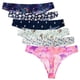 thumbnail image 1 of Tanga de cintura media para mujer, ropa interior sexy de una pieza, transpirable, con estampado sin dejar rastro, 6 unidades, 1 of 5