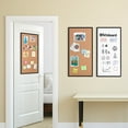 Cork Board and Whiteboard Combination Board for Wall, 3Pack 12" X 24