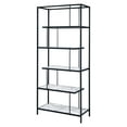 thumbnail image 2 of Furniture of America Harper 5-Shelf Bookcase, Black, 2 of 8