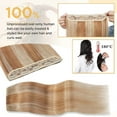 thumbnail image 4 of MY-LADY 10''-24'' 5 Clips in Human Hair Extensions Thick Real Natural Hair Pieces 100% Full Head Remy Hair 20inch #18P613 Ash Blonde & Bleach Blonde（Thin）, 4 of 8