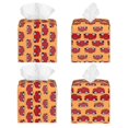 thumbnail image 2 of Gukieu Red Cars Print Leather Tissue Box, PVC Waterproof Velcro Opening and Closing Square Tissue Box Holder, Suitable for Home and Office Decoration, 2 of 7