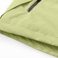 thumbnail image 6 of FEIIBMOYRIA Men's Windproof Jackets Men Solid Color Water Prooft Hooded Windbreaker Jackets with Multiple Zipper Pockets Casual Fashion Snap Button Full Zip Daily Outdoor Coats, 6 of 6