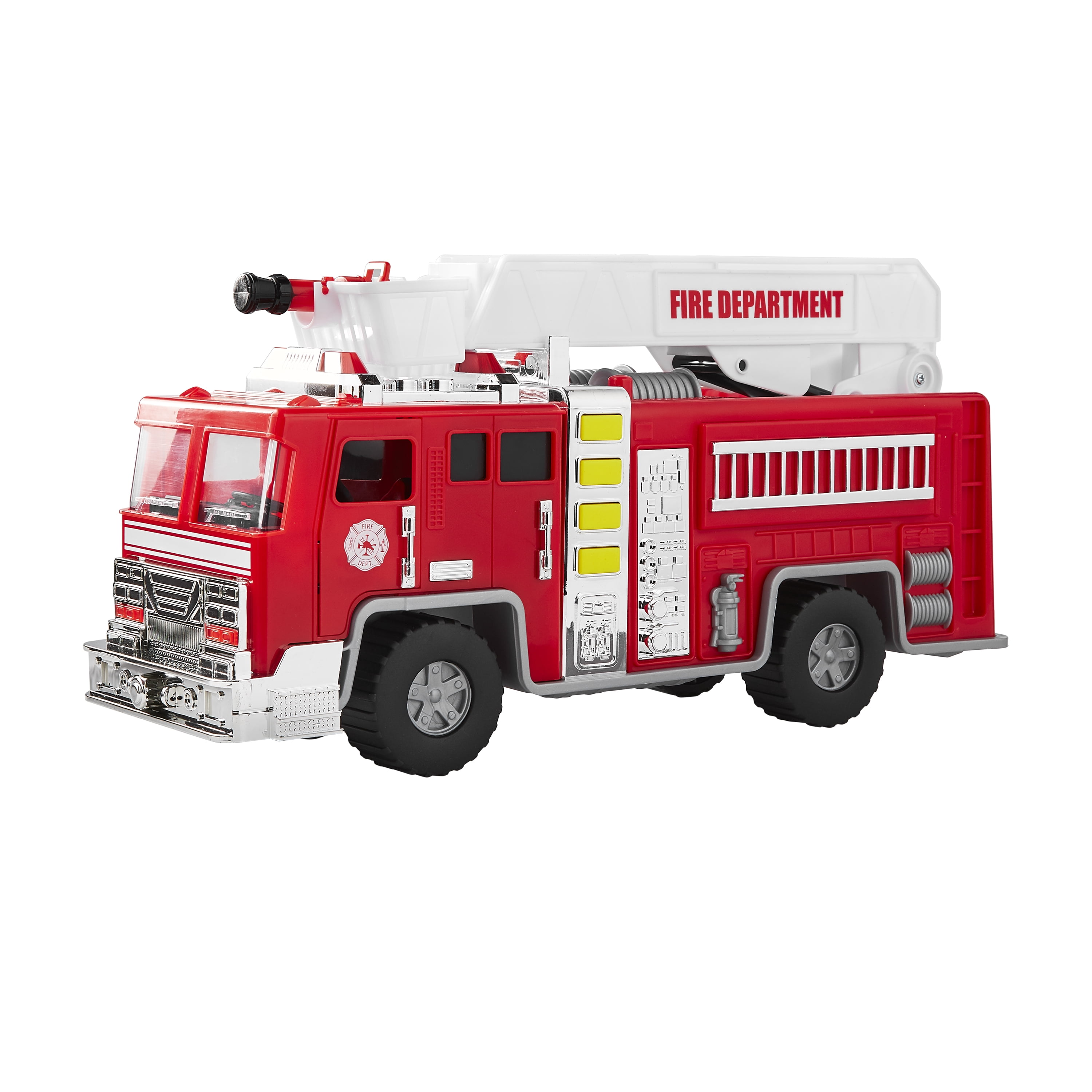 Adventure Force Utility Vehicle Light & Sound Fire Truck