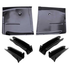 Left & Right Front Cab Floor Pan Halves & Front & Rear Cab Kit. Fits 60-66 Chevrolet Pickup Truck CK, 60-66 GMC Pickup Truck CK