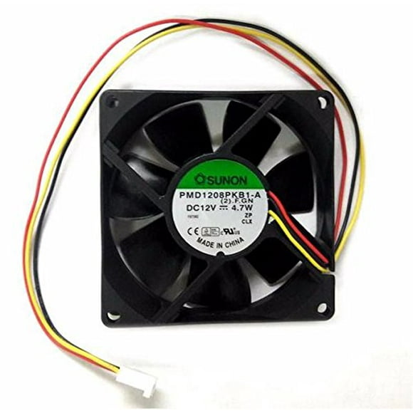 Sunon Ventilateur Haute Vitesse 80x80x20mm 12V 3 Fils/3 Broches Modèle PMD1208PKB1