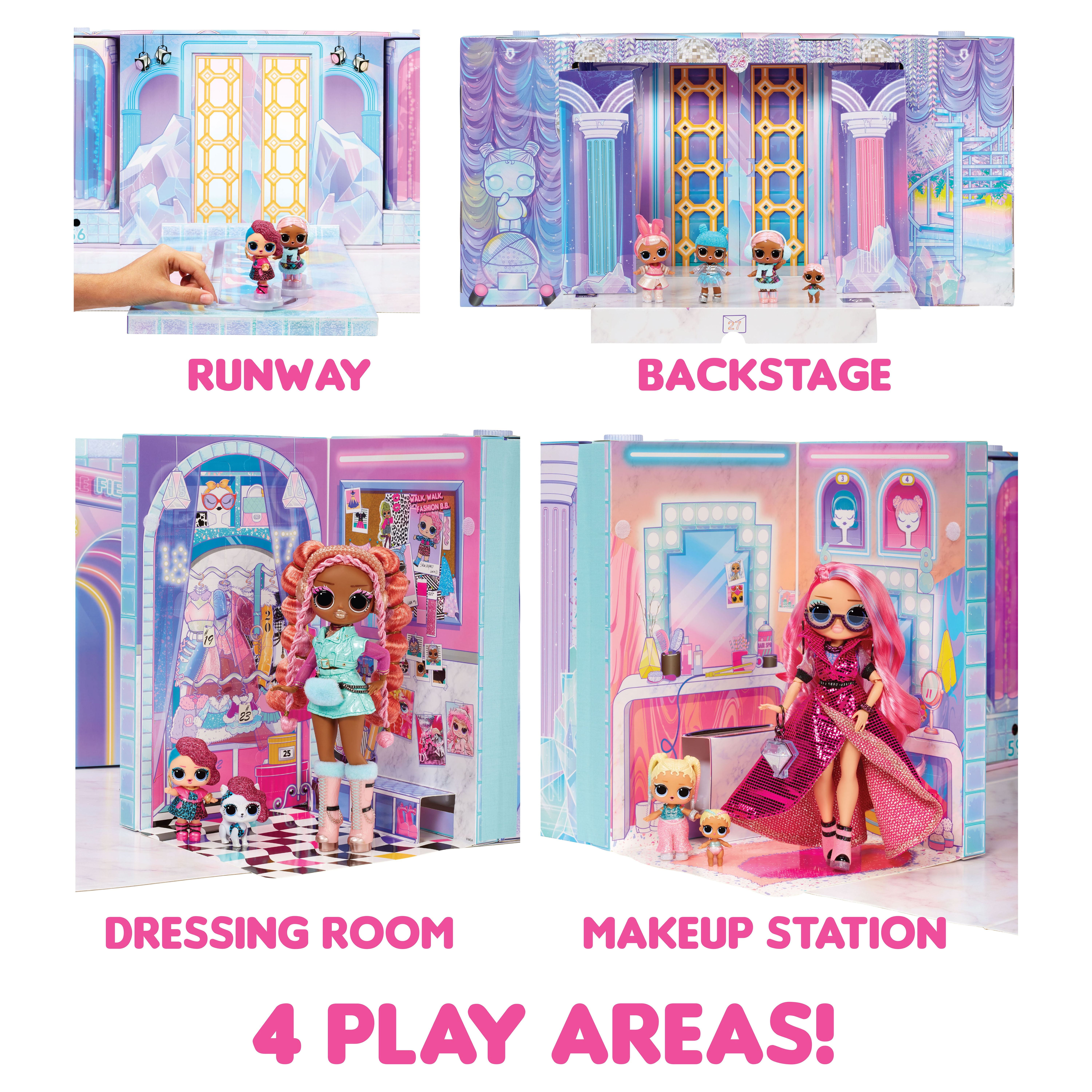  Imagination Gaming LOL Surprise Peek-A-Boo Runway Game, Secret  Doll Reveals on Adorable Pink Runway, Includes Bonus Ruckus Game & Digital  Party Game, Ages 5+ : Toys & Games