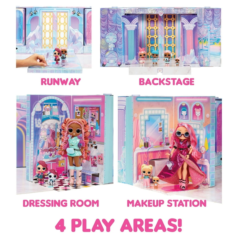 LOL Surprise! Fashion Show Mega Runway-12 Exclusive Dolls with 80  Surprises, 1500+ Mix & Match Looks, OMG Fashion & Collectible Dolls,  Holiday Toy