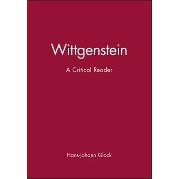 Pre-Owned Blackwell Critical Reader: Wittgenstein: A Critical Reader (Paperback)