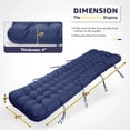thumbnail image 2 of Cojín para Sillón de Descanso Moutosne Impermeable 168x53x10 cm Azul, 2 of 5