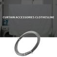ckepdyeh Wall Mount Curtain Wire Rod Set for Art Display Stainless