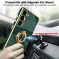thumbnail image 6 of for Samsung Galaxy S23 Plus Case with Magnetic Ring Holder Soft TPU Electroplated Cover Shockproof Scratchproof Kickstand Slim Protective Phone Case for Galaxy S23+ Green, 6 of 12