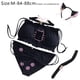 thumbnail image 2 of Conjunto de lencería para mujer Kitten Keyhole Cute Sexy Outfit Oreja de gato pelo aro cola de gato - Negro Zhivalor  CPB-SSW2276-3, 2 of 5