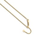 thumbnail image 1 of Leslie's Real 10kt Yellow Gold Adjustable 1.35mm Wheat Chain; 30 inch; Lobster Clasp; for Adults and Teens; for Women and Men, 1 of 2