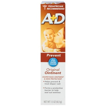 A D Original Diaper Rash Ointment | Baby Skin Moisturizer 4 Oz Tube | Baby Rash Cream | Butt Paste Diaper Cream | Multipurpose Healing Ointment | Baby Supplies | Butt Cream | Rash Cream Baby