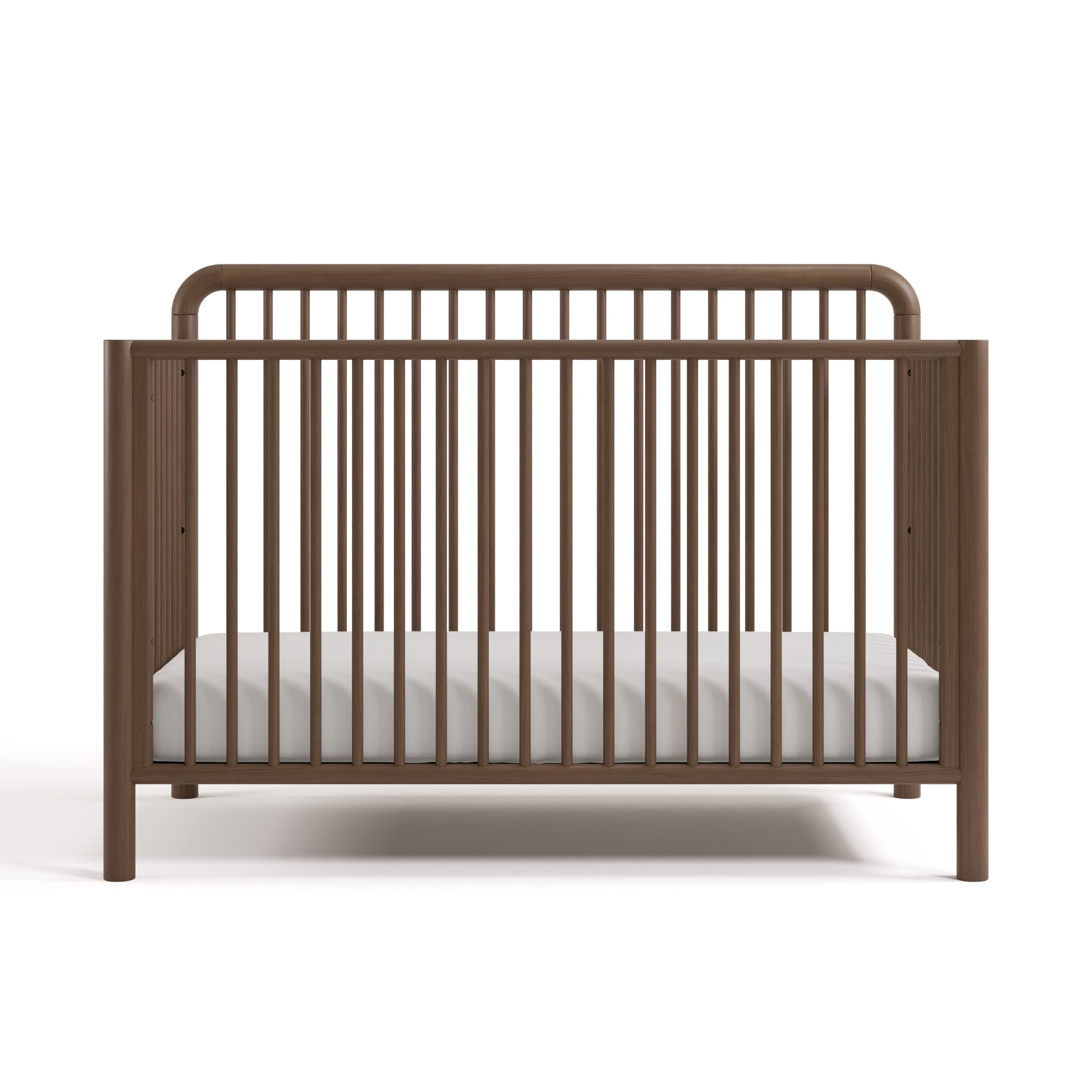 Storkcraft Porto 5-in-1 Convertible Crib with Bonus Toddler Guardrail - Hazelnut