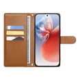 thumbnail image 4 of Wallet Leather Case For iPhone 17 Pro 6.3",with Card Holder,wristband, Shockproof Kickstand Embossed Cute Cats, Snap Phone Case,Brown,For iPhone 17 Pro, 4 of 9