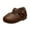 Brown, variant on Akiihool Ballet Flats Shoes for Big Kids Toddler Girls Flats Mary Jane Flower Girl Dress Shoes School Wedding Party Shoes (Black,11.5)