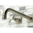thumbnail image 3 of Kingston Brass KS6058BEX Essex Two-Handle Wall Mount Roman Tub Faucet, Brushed Nickel, 3 of 7