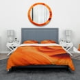 thumbnail image 2 of Designart 'Orange Upper Antelope Canyon' Landscape Bedding Set - Duvet Cover & Shams, 2 of 4