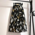 thumbnail image 3 of Women's Bohemian Floral Printed High Waist A Line Maxi Skirt with Bow Summer Beach Sunny Skirts, 3 of 5