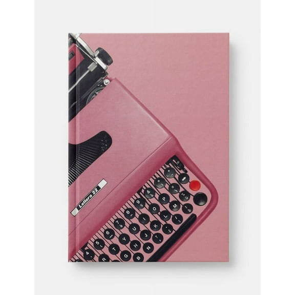 Olivetti Pink Midsized Blank Notebook, (Paperback)