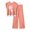 Pink two piece sets for women, variant on Baikeli Cheap Suits for Women Women's Summer Thin Casual Loose Suspender Top Versatile Home Slim Solid Color Splicing Suspender Shorts Two-Piece Set 2 Piece Wide Leg Pants Set for Women