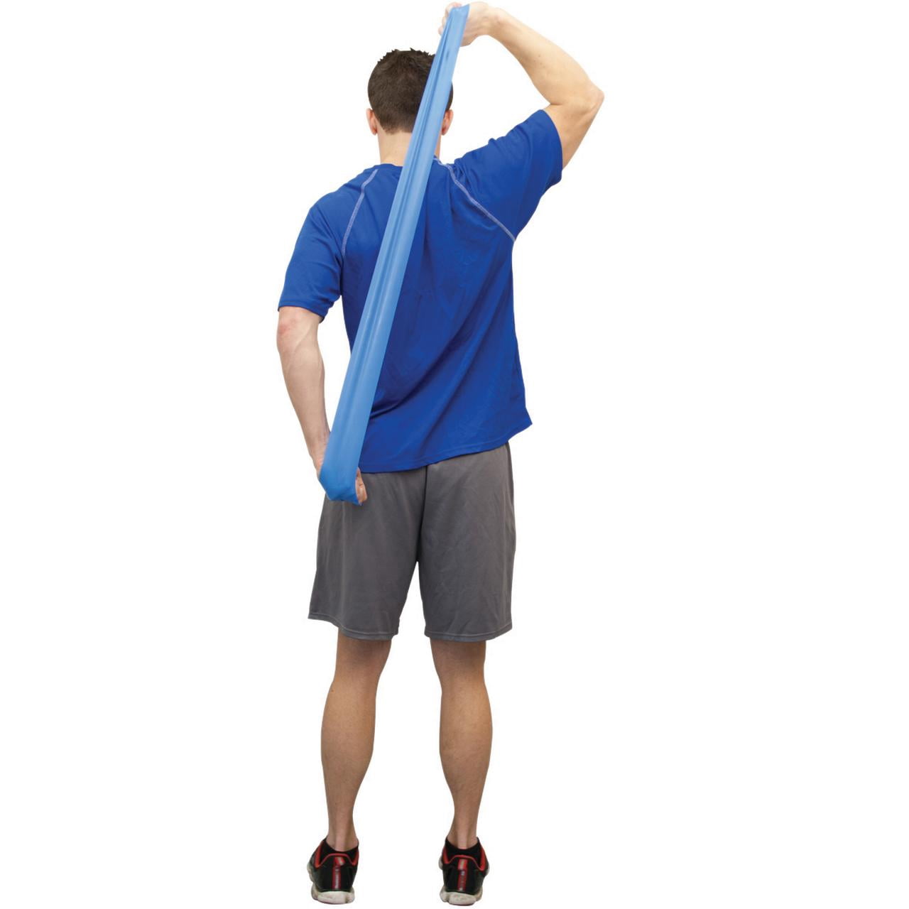 Val-U-Band Latex Exercise Band - Blueberry (Level 4 Resistance), 5" Width For Physical Therapy & Fitness - View #2