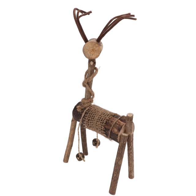 Figura De Ciervo Regalos De Vacaciones Artesanías Adorno De Ciervo Para Oficina Estudio Porche ANGGREK Arte y Manualidades