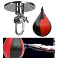 thumbnail image 6 of Boxing Training package, Heavy Duty PU Leather Hanging Swivel Punch for Boxing MMA boxeo en tailandia Thai Fitness Fighting Sport Training Red, 6 of 9