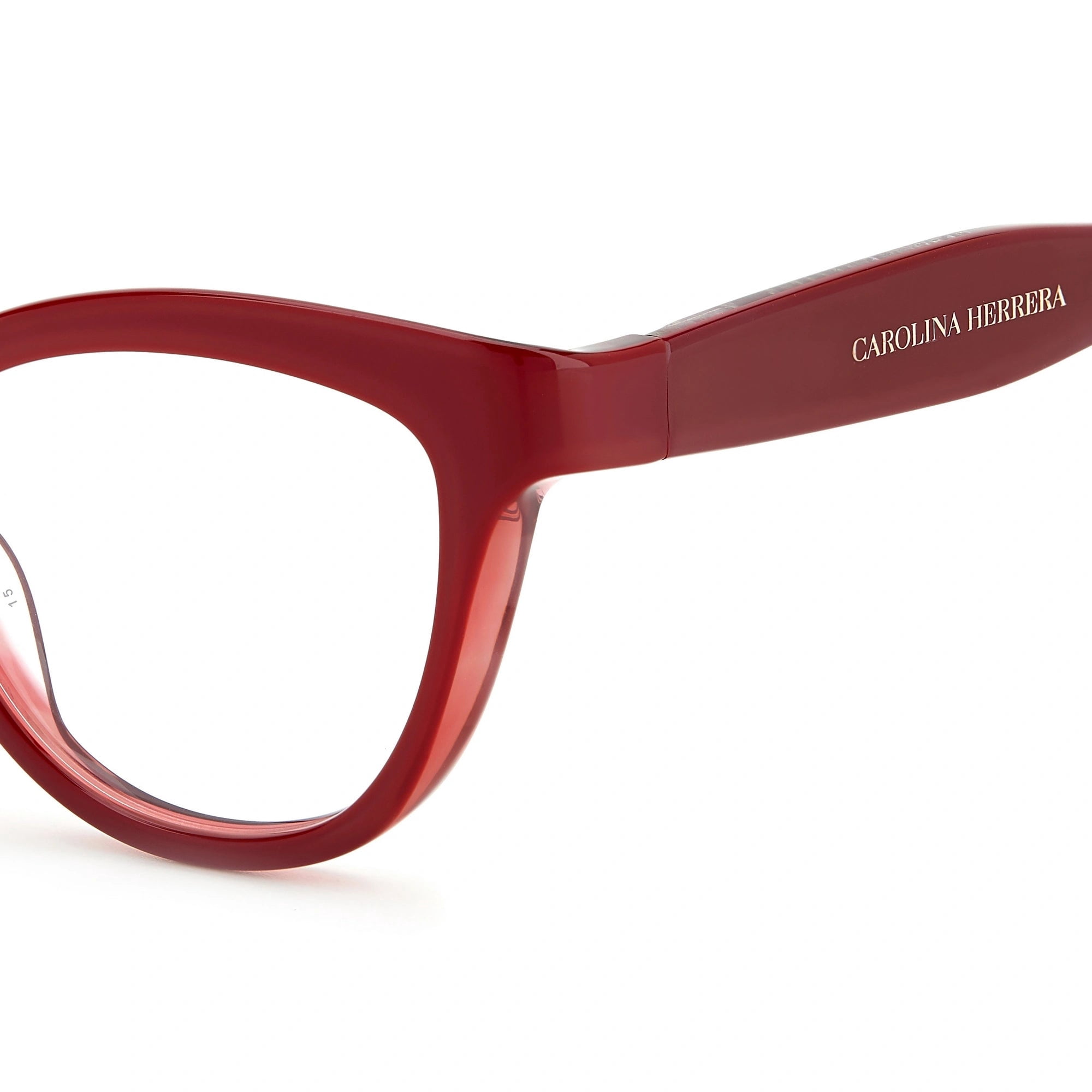 NWT Carolina Herrera CH0067-0KDX-52 Eyeglasses Carolina Herrera HER 0156 6AK Optical Frame Green Horn - eye  main image 2