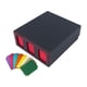thumbnail image 5 of Estuche para baraja de cartas coleccionables,Caja para baraja de cartas coleccionables,divisor de cartas de cuero sintético,Estuche para baraja de cartas Organizador de tarjetas Soporte de Rojo, 5 of 9