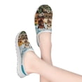 thumbnail image 6 of Chririnla Farmhouse Daisy Flower Alpaca Mules Women's Slip On Close Toe Clogs Comfortable Flat Walking Loafers Mesh Breathable Casual Footwear Soft Slippers, 6 of 7