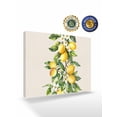 thumbnail image 2 of Yellow Lemon Wall Art for Living Room,Canvas Picture Wall Decor for Bathroom Bedroom,Spring Botanical Leaves Fruit Farmhouse Painting Artwork for Office Kitchen Hallway Dining Room Home Decor 16"x20", 2 of 8
