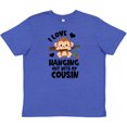 thumbnail image 3 of Inktastic Monkey I Love Hanging out with My Cousin Youth T-Shirt, 3 of 5