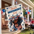 thumbnail image 7 of Memorial Day Saving!4th of July Decorations, Independence Day Garden Flag Arrival Digital Printed Linen Flag Outdoor Yard Decoration, 7 of 7