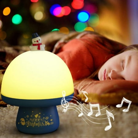 

USB Rechargeable Christmas Night Light Projector 360 Degree Rotating Starry Sky Decoration Children Romantic Dream Sleeping Night Light with Music Mode for Kids Baby Party Home Decor