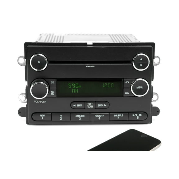 Restored Mercury Ford 08-09 Sable Taurus AMFM CD Radio w Bluetooth Upgrade 8G1T-18C869-FB (Refurbished)